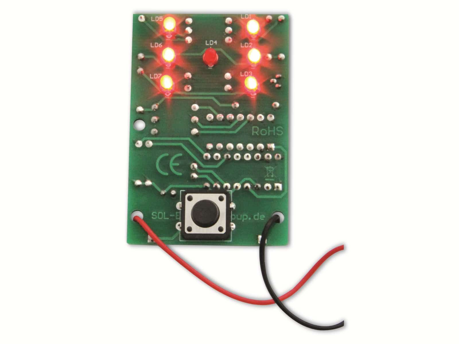 SOL-EXPERT Lötbausatz "Elektronischer Würfel" 